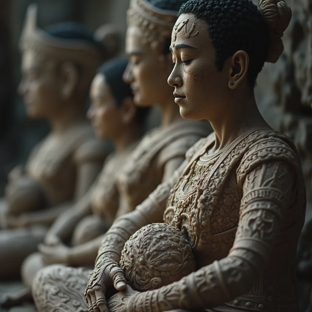 Detail na meditačné pomôcky